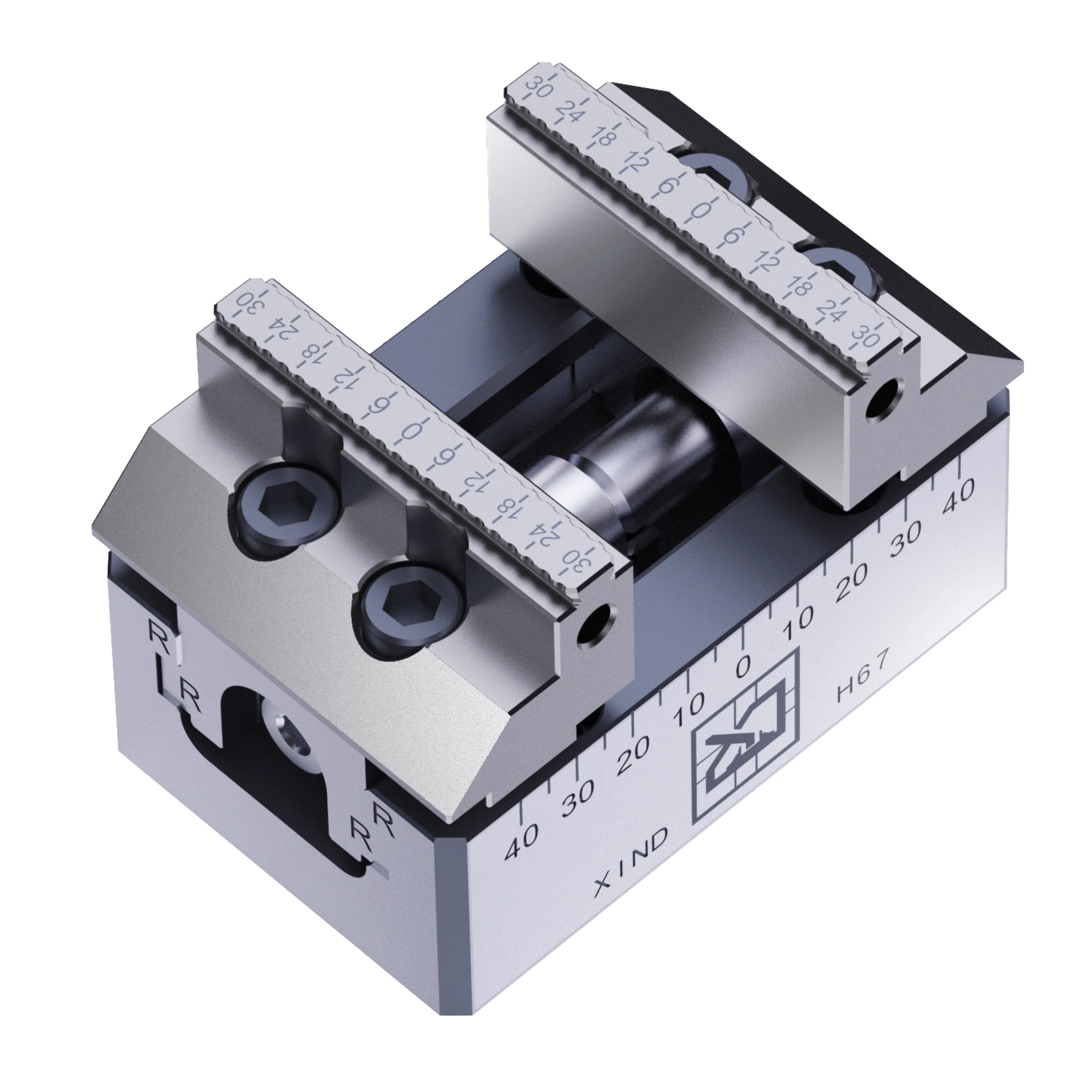 CNC XinDian Precise 52mm CNC Mill Clamping Vise - H67 - Image 3
