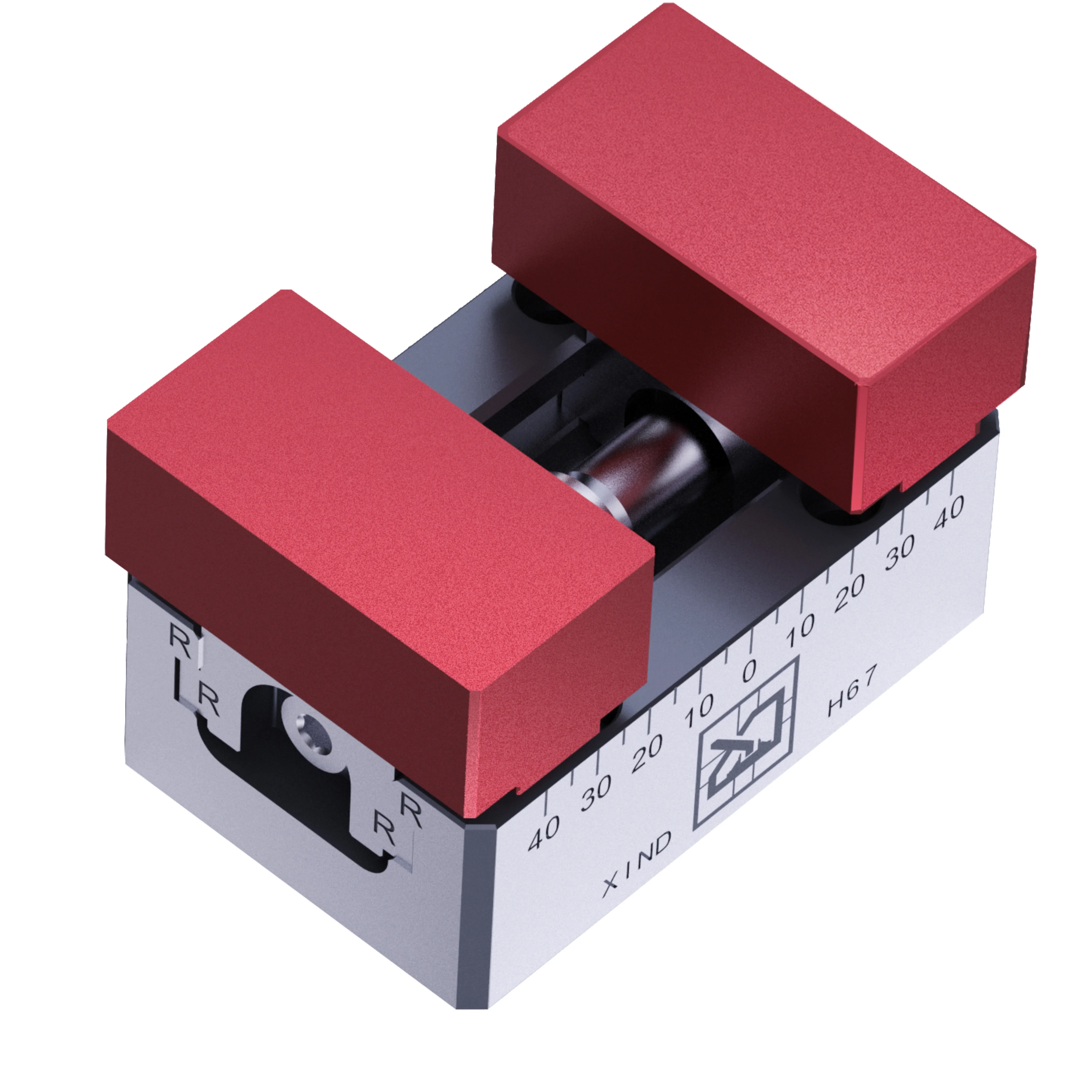 CNC XinDian Precise 52mm CNC Mill Clamping Vise - H67 - Image 4