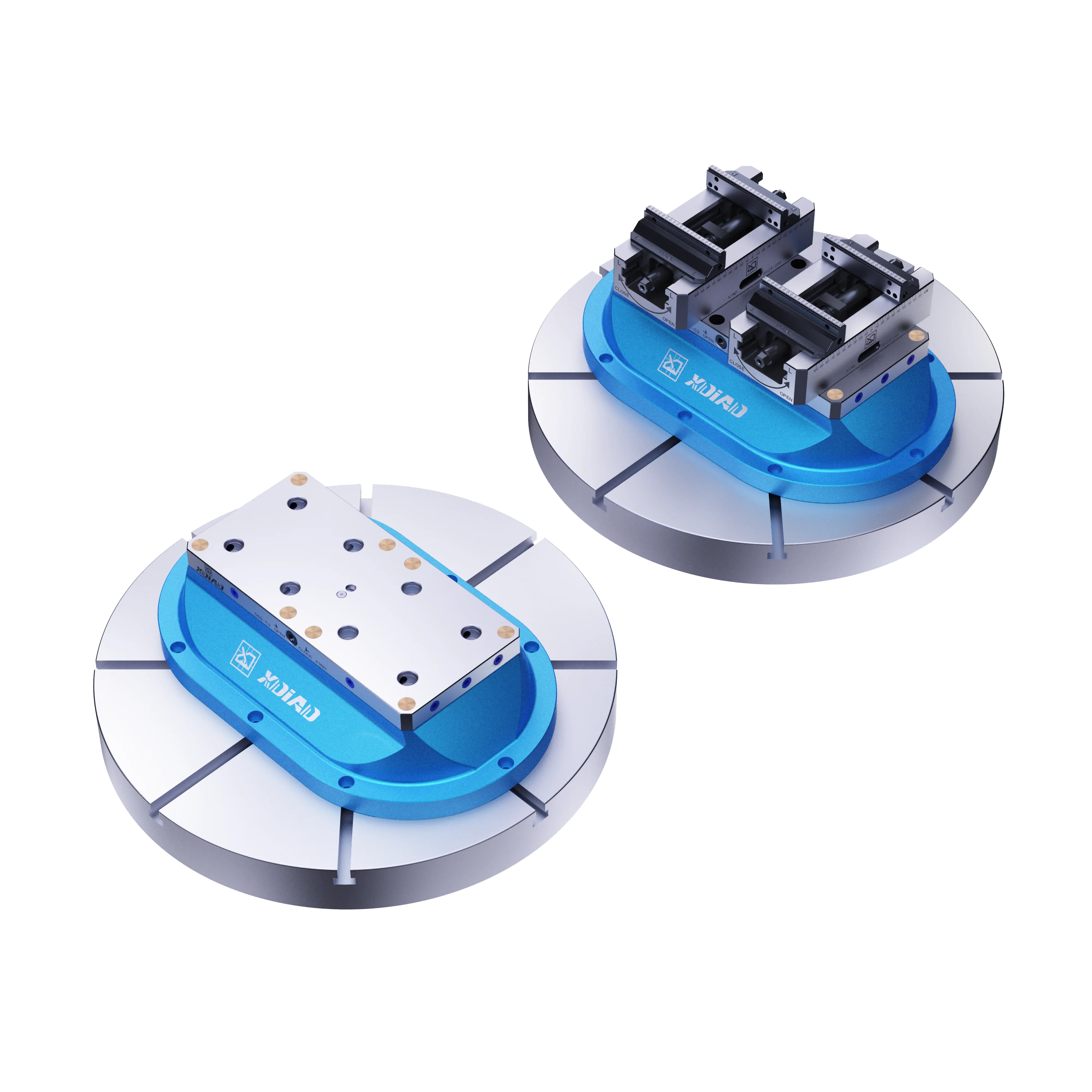 CNC XinDian Precise 96mm Cuboid Machine Tool Manual Chuck - C2 - Image 4