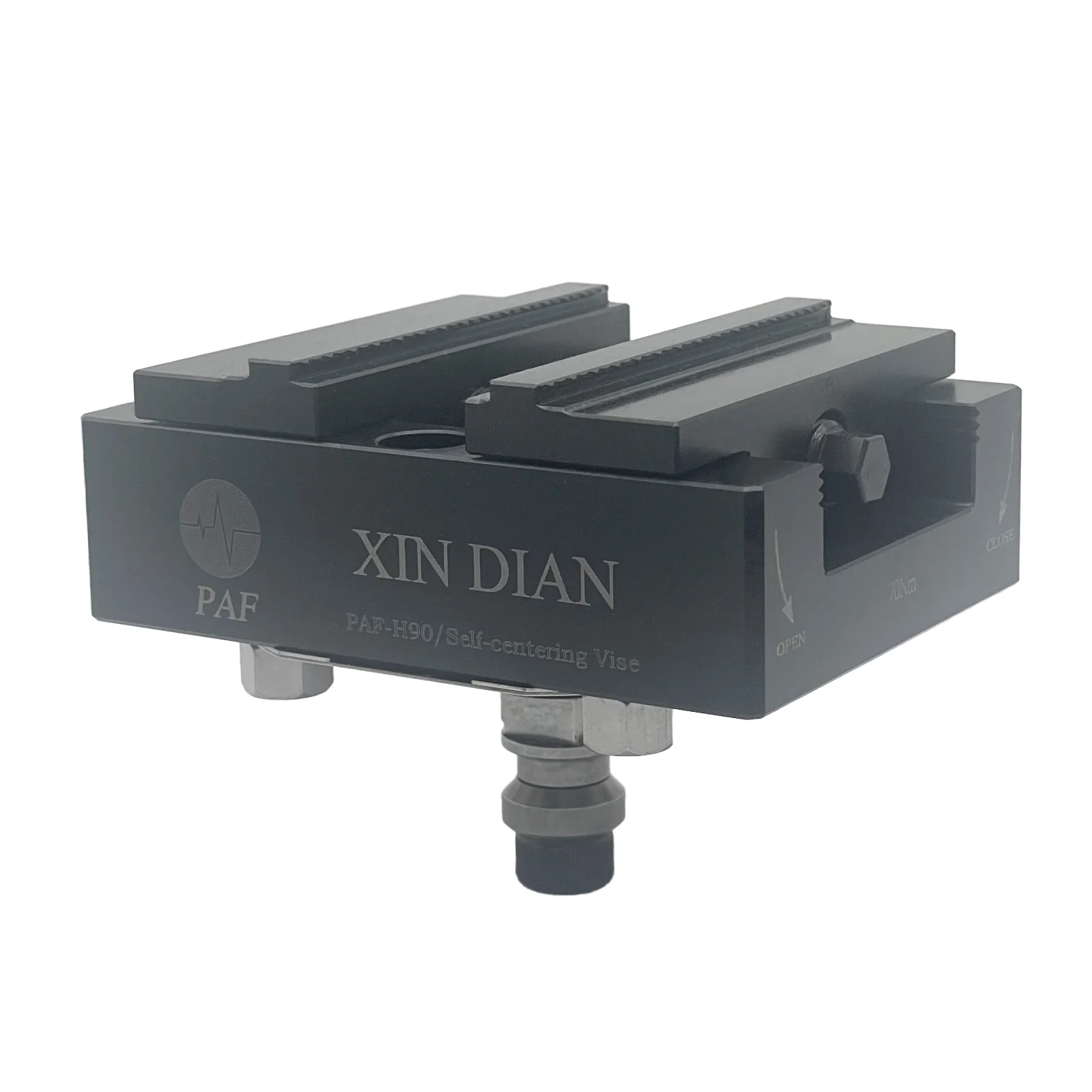 CNC XinDian Precise Self-Centering Lang Vise With Soft Jaw - Erowa H90 - Image 3